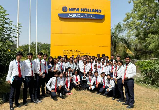 Industrial Visit To Cnh Industrial, Greater Noida (U.p.) Organised By B.com Department On 30th April 2024