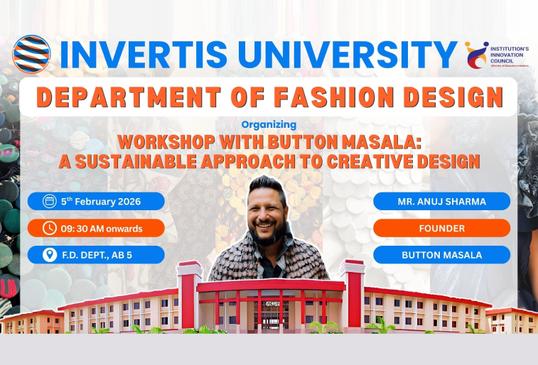 Workshop on “Button Masala: A Sustainable Approach to Creative Design”