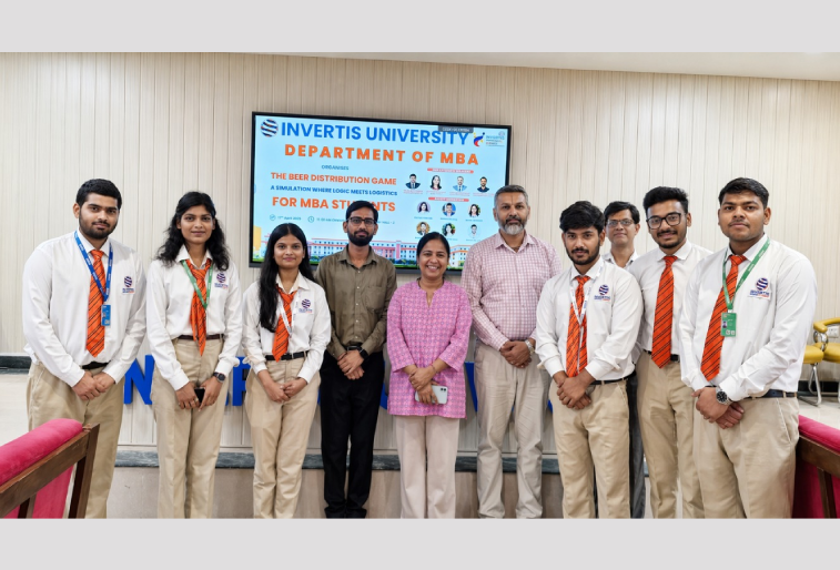 Beer Distribution Game Organised by MBA Department Enhances Supply Chain Management Skills