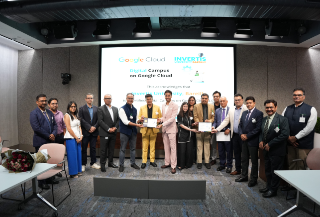 Invertis University Becomes Region's 1st & India's 5th Google Agentic AI University