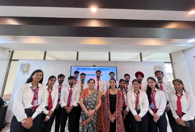 Invertis University BBA Students Participate in Mock Placement Drive 2026