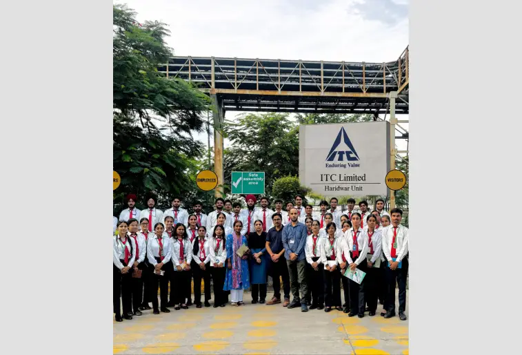 BBA Students of Invertis University Visit ITC Haridwar for Industry Exposure