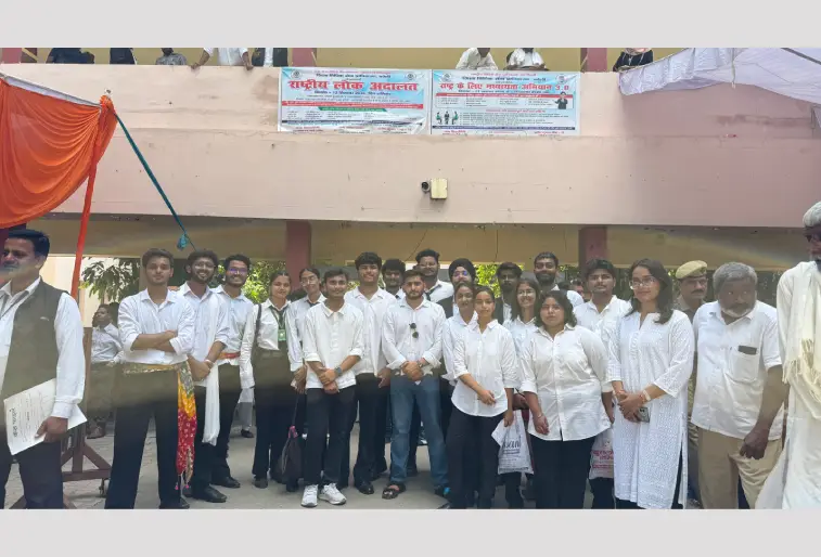 Invertis University Law Students Visit Lok Adalat and Conduct Legal Awareness Nukkad Natak in Bareilly
