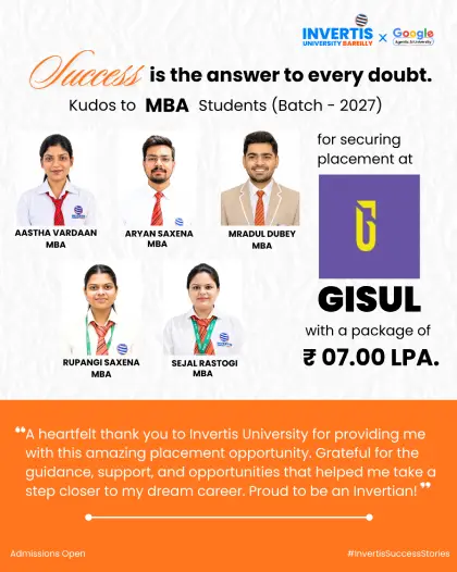 Invertis Testimonials
